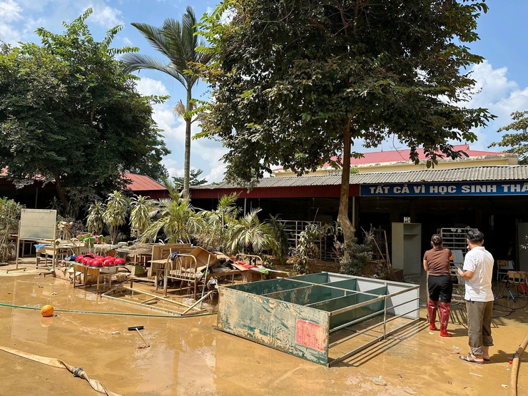  Trường Tiểu học và Trường THCS Thạch Thán xã Quốc Oai chung tay san sẻ yêu thương cùng đồng bào vùng lũ- Ảnh 12.