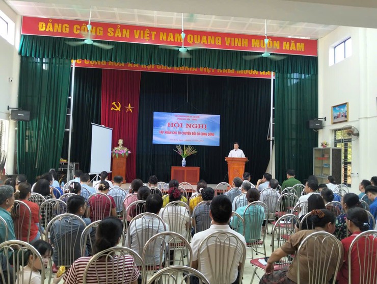 UBND XÃ SÓC SƠN TỔ CHỨC HỘI NGHỊ TẬP HUẤN CHO TỔ CHUYỂN ĐỔI SỐ CỘNG ĐỒNG- Ảnh 5.