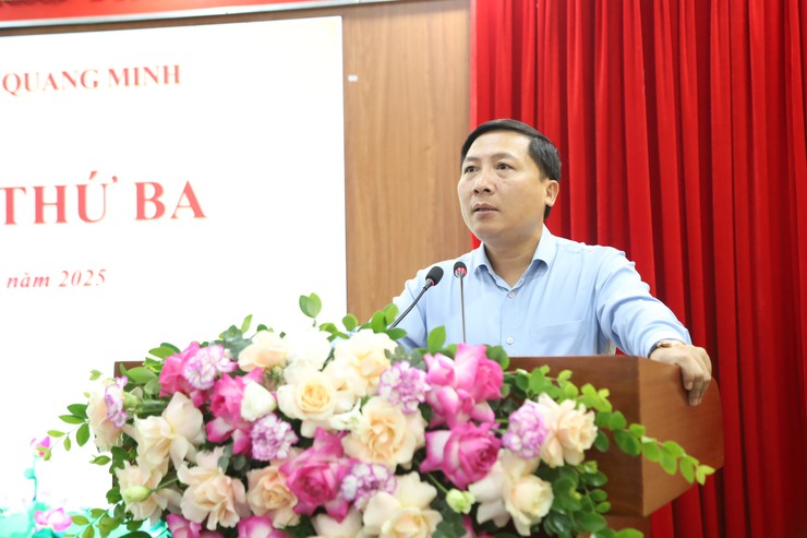 Hội nghị Ban Chấp hành Đảng bộ xã Quang Minh lần thứ Ba- Ảnh 7.