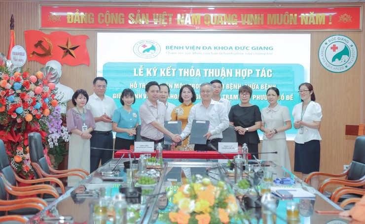 BVĐK Đức Giang: Hợp tác cùng phát triển, nâng cao chất lượng y tế cơ sở hướng tới sự hài lòng của người dân- Ảnh 1.