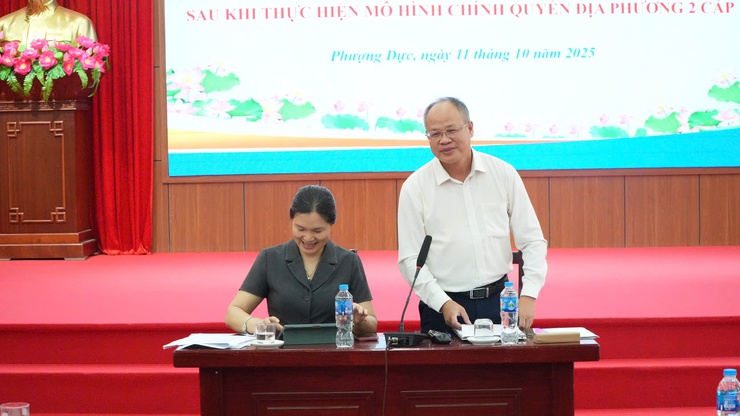 Hội nghị đánh giá tiến độ xây dựng Nông thôn mới sau khi thực hiện mô hình chính quyền địa phương hai cấp- Ảnh 3.