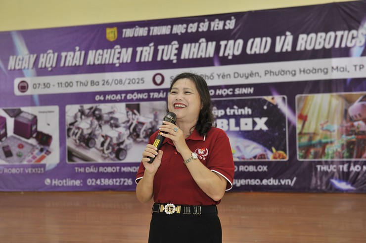 Học sinh Yên Sở thỏa sức sáng tạo cùng công nghệ- Ảnh 1.