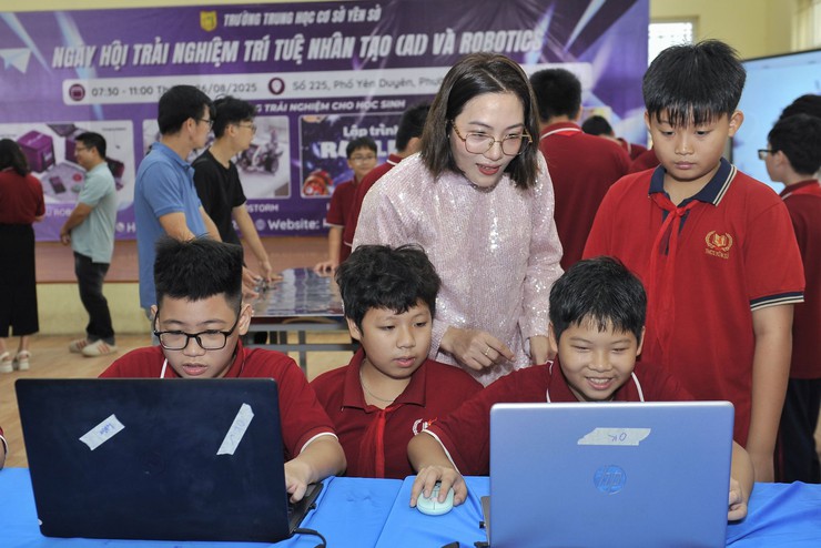 Học sinh Yên Sở thỏa sức sáng tạo cùng công nghệ- Ảnh 3.