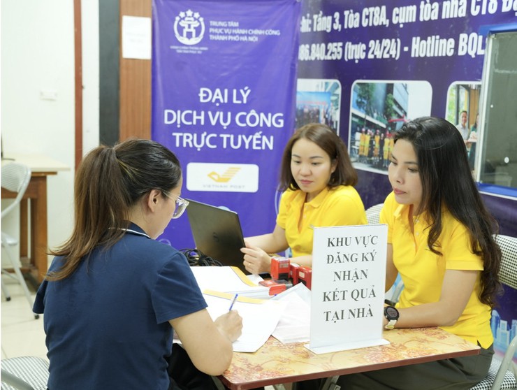 Hà Nội thí điểm mô hình “Điểm Phục vụ hành chính công cộng đồng” - Đưa dịch vụ hành chính đến gần hơn với người dân- Ảnh 2.