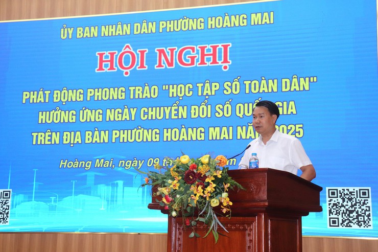 Hoàng Mai phát động phong trào “Học tập số toàn dân”- Ảnh 1.