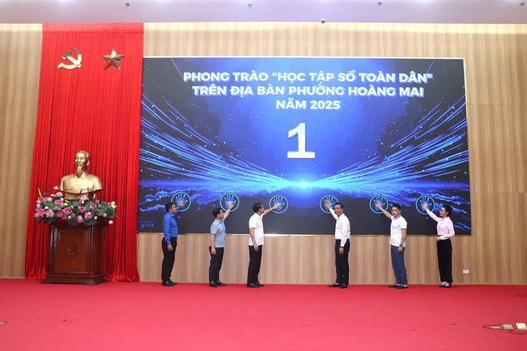 Hoàng Mai phát động phong trào “Học tập số toàn dân”- Ảnh 2.
