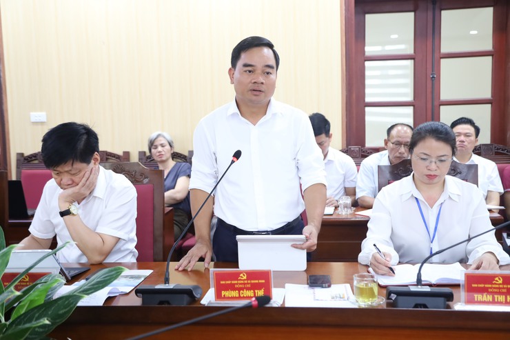 Hội nghị Ban Chấp hành Đảng bộ xã Quang Minh lần thứ Ba- Ảnh 5.