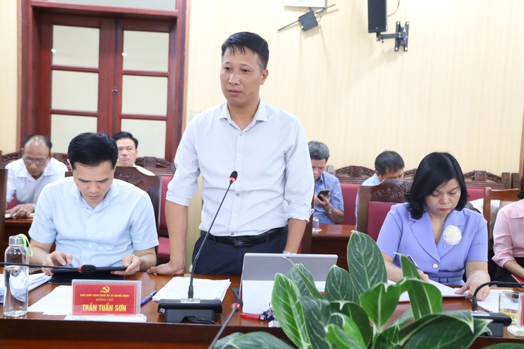 Hội nghị Ban Chấp hành Đảng bộ xã Quang Minh lần thứ Ba- Ảnh 6.