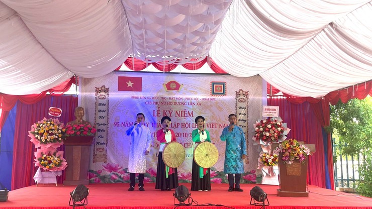 CLB phụ nữ họ Dương liên xã Phúc Thọ – Hát Môn – Phúc Lộc – Hoài Đức tổ chức Lễ kỷ niệm 95 năm Ngày thành lập Hội LHPN Việt Nam- Ảnh 8.