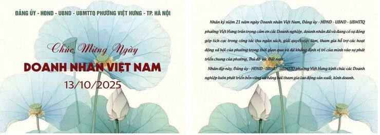 Chúc mừng 21 năm ngày doanh nhân Việt Nam
- Ảnh 2.