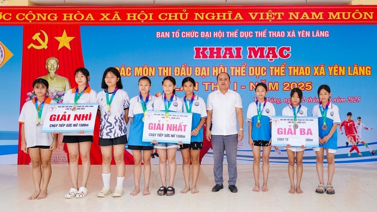 XÃ YÊN LÃNG KHAI MẠC CÁC MÔN THI ĐẤU TẠI ĐẠI HỘI THỂ DỤC THỂ THAO LẦN THỨ I NĂM 2025- Ảnh 10.