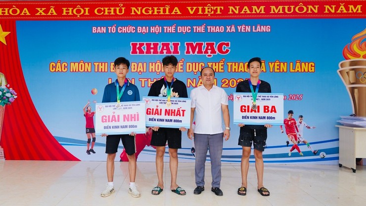 XÃ YÊN LÃNG KHAI MẠC CÁC MÔN THI ĐẤU TẠI ĐẠI HỘI THỂ DỤC THỂ THAO LẦN THỨ I NĂM 2025- Ảnh 11.