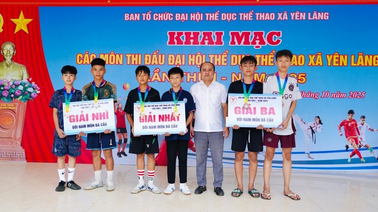 XÃ YÊN LÃNG KHAI MẠC CÁC MÔN THI ĐẤU TẠI ĐẠI HỘI THỂ DỤC THỂ THAO LẦN THỨ I NĂM 2025- Ảnh 12.