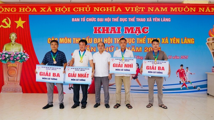 XÃ YÊN LÃNG KHAI MẠC CÁC MÔN THI ĐẤU TẠI ĐẠI HỘI THỂ DỤC THỂ THAO LẦN THỨ I NĂM 2025- Ảnh 13.