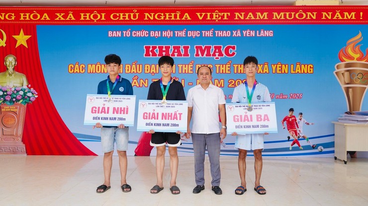 XÃ YÊN LÃNG KHAI MẠC CÁC MÔN THI ĐẤU TẠI ĐẠI HỘI THỂ DỤC THỂ THAO LẦN THỨ I NĂM 2025- Ảnh 5.