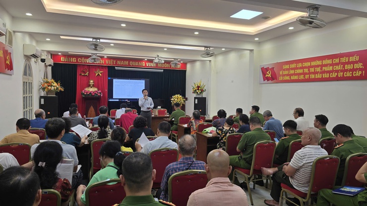 PHƯỜNG CỬA NAM TỔ CHỨC HỘI NGHỊ TRIỂN KHAI XÂY DỰNG, HOÀN THIỆN DỮ LIỆU ĐẤT ĐAI TRÊN ĐỊA BÀN PHƯỜNG- Ảnh 5.