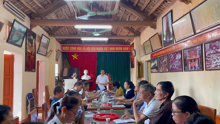 UBND xã Phúc Thọ thống nhất nội dung quản lý Di tích Quốc gia đặc biệt Đình Tường Phiêu và phối hợp tổ chức công bố các sản phẩm du lịch mới Hà Nội 2025 – "Tinh hoa hội tụ"- Ảnh 6.