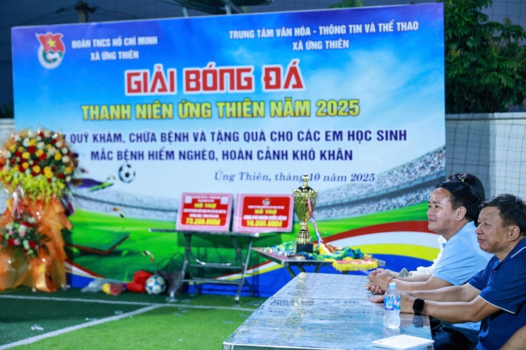 Xã Ứng Thiên tổ chức thành công giải bóng đá nam thanh niên năm 2025- Ảnh 22.