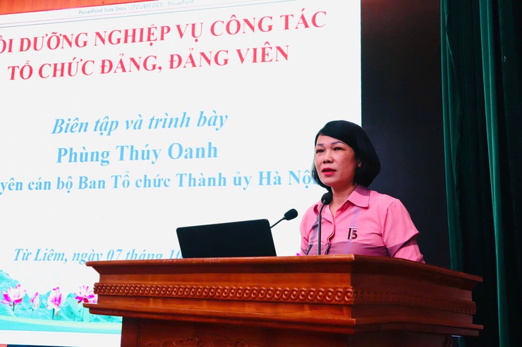 Tập huấn công tác tổ chức xây dựng Đảng năm 2025- Ảnh 3.