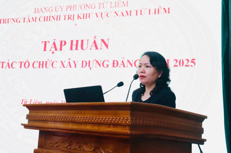 Tập huấn công tác tổ chức xây dựng Đảng năm 2025- Ảnh 2.