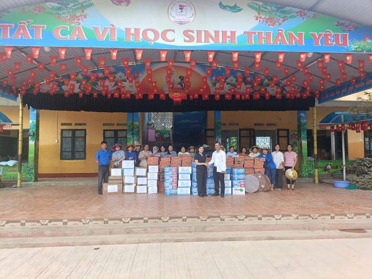 Trường Tiểu học Thanh Văn hướng về vùng lũ Thái Nguyên- Ảnh 2.