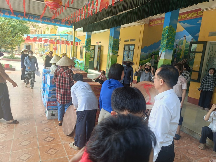 Trường Tiểu học Thanh Văn hướng về vùng lũ Thái Nguyên- Ảnh 5.