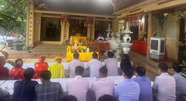 Phường Thanh Liệt: Long trọng tổ chức lễ kỷ niệm 733 năm ngày sinh Tiên triết Chu Văn An tại Đền Văn ( Miếu Thổ Kỳ)- Ảnh 3.