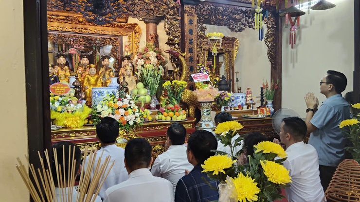 Phường Thanh Liệt: Long trọng tổ chức lễ kỷ niệm 733 năm ngày sinh Tiên triết Chu Văn An tại Đền Văn ( Miếu Thổ Kỳ)- Ảnh 1.