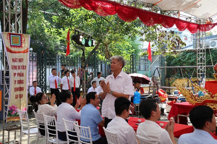 Lễ đón nhận bằng xếp hạng di tích lịch sử - nghệ thuật đình, chùa thôn Vũ Ngoại- Ảnh 17.