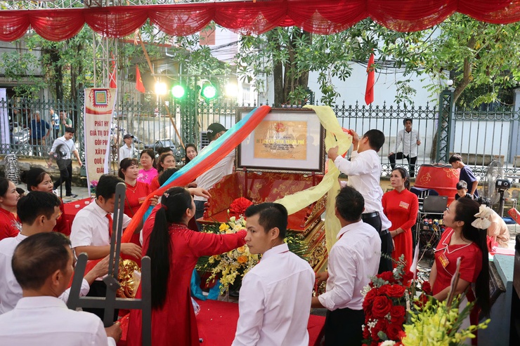 Lễ đón nhận bằng xếp hạng di tích lịch sử - nghệ thuật đình, chùa thôn Vũ Ngoại- Ảnh 14.