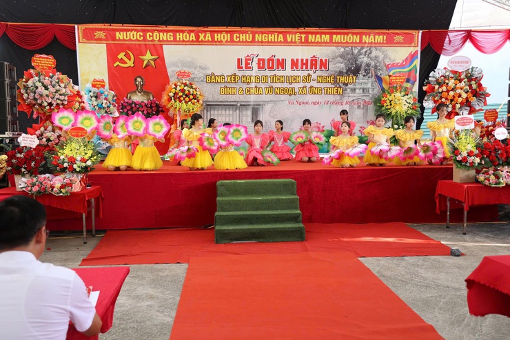 Lễ đón nhận bằng xếp hạng di tích lịch sử - nghệ thuật đình, chùa thôn Vũ Ngoại- Ảnh 16.