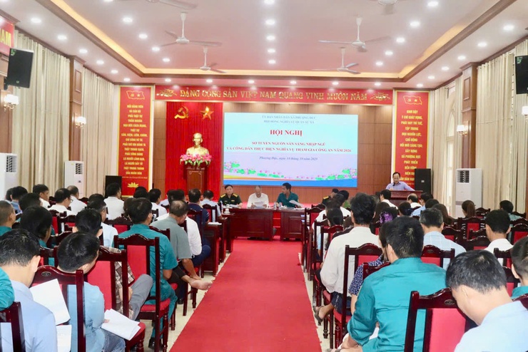 Hội nghị sơ tuyển nguồn sẵn sàng nhập ngũ năm 2026- Ảnh 1.