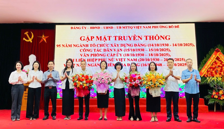 Gặp mặt kỷ niệm ngày truyền thống các Ban xây dựng đảng, Ủy ban kiểm tra, Văn phòng cấp ủy, Hội LHPN- Ảnh 5.