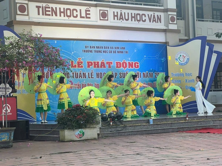 UBND xã Kim Anh khai mạc Tuần lễ hưởng ứng học tập suốt đời năm 2025.- Ảnh 3.