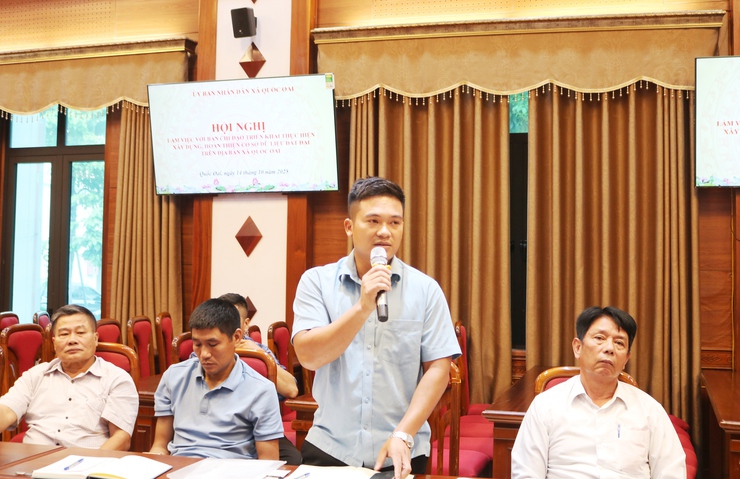 Xã Quốc Oai đẩy nhanh tiến độ xây dựng, hoàn thiện cơ sở dữ liệu đất đai- Ảnh 5.
