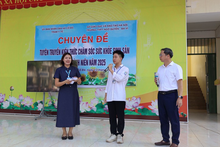 Trang bị kiến thức sức khỏe sinh sản vị thành niên cho học sinh- Ảnh 1.