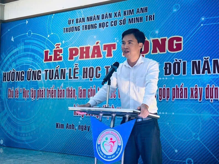 UBND xã Kim Anh khai mạc Tuần lễ hưởng ứng học tập suốt đời năm 2025.- Ảnh 7.
