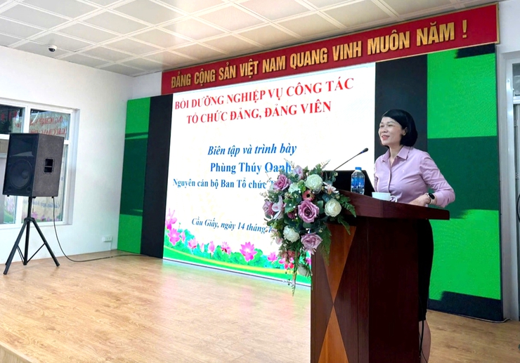 Đảng ủy phường Cầu Giấy tổ chức Lớp bồi dưỡng nghiệp vụ công tác cấp ủy viên cơ sở năm 2025
- Ảnh 3.