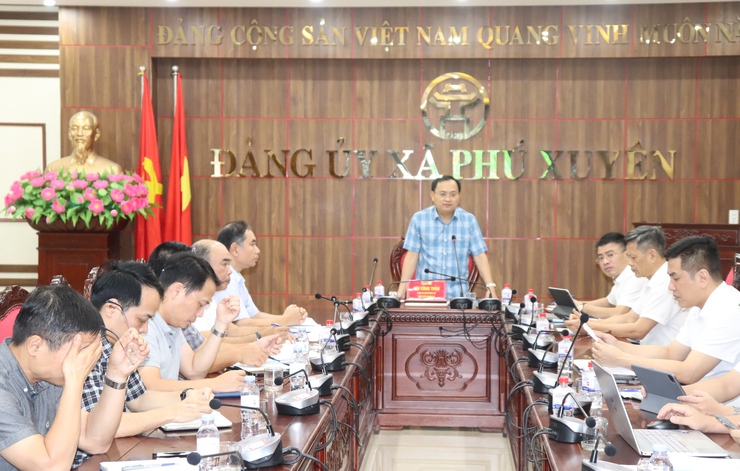 Hội nghị triển khai Quyết định số 4947 về việc tổ chức lập nhiệm vụ và đồ án Điều chỉnh tổng thể Quy hoạch phân khu đô thị Phú Xuyên, tỷ lệ 1/2000- Ảnh 3.