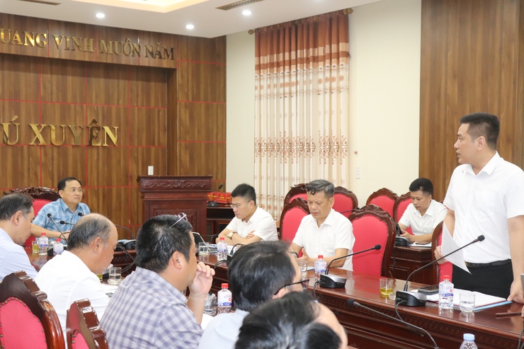 Hội nghị triển khai Quyết định số 4947 về việc tổ chức lập nhiệm vụ và đồ án Điều chỉnh tổng thể Quy hoạch phân khu đô thị Phú Xuyên, tỷ lệ 1/2000- Ảnh 2.