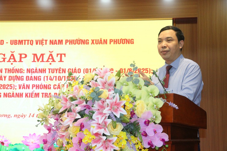 Đảng ủy phường Xuân Phương tổ chức Gặp mặt kỷ niệm ngày truyền thống các Ban xây dựng Đảng, Uỷ ban kiểm tra, Văn phòng cấp ủy- Ảnh 2.