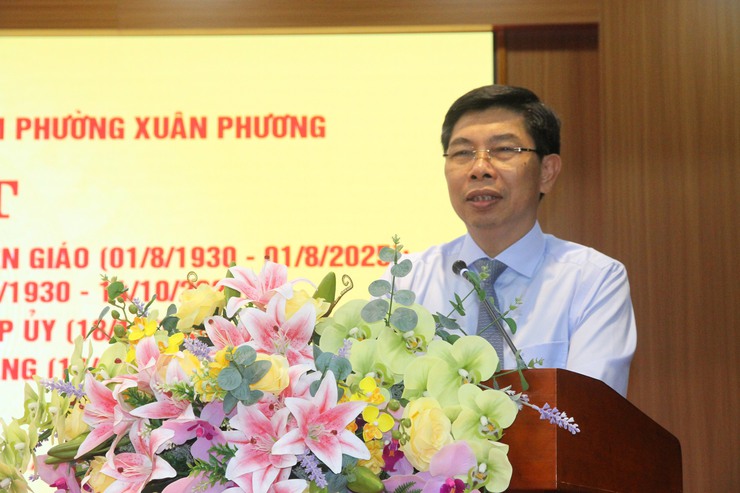 Đảng ủy phường Xuân Phương tổ chức Gặp mặt kỷ niệm ngày truyền thống các Ban xây dựng Đảng, Uỷ ban kiểm tra, Văn phòng cấp ủy- Ảnh 7.
