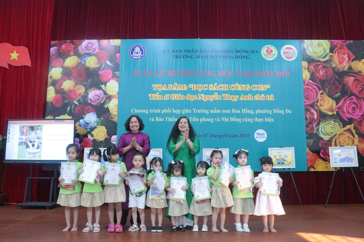 Sôi nổi các hoạt động trong "Tuần lễ học tập suốt đời" phường Đống Đa năm 2025- Ảnh 9.