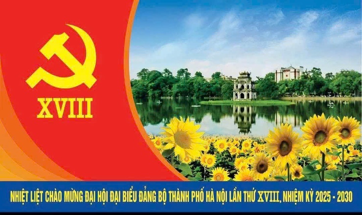 ĐẢNG BỘ THÀNH PHỐ HÀ NỘI QUA CÁC KỲ ĐẠI HỘI "Nhiệt liệt chào mừng Đại hội Đảng bộ thành phố Hà Nội lần thứ XVIII, nhiệm kỳ 2025 - 2030!"- Ảnh 1.
