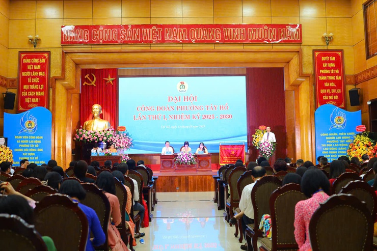 Đại hội Công đoàn phường Tây Hồ lần thứ nhất, nhiệm kỳ 2025 - 2030: Dấu ấn của sự đổi mới và phát triển.- Ảnh 4.