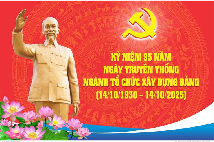Kỷ niệm 95 năm ngày truyền thống Ngành Tổ chức xây dựng Đảng (14/10/1930 - 14/10/2025)- Ảnh 1.