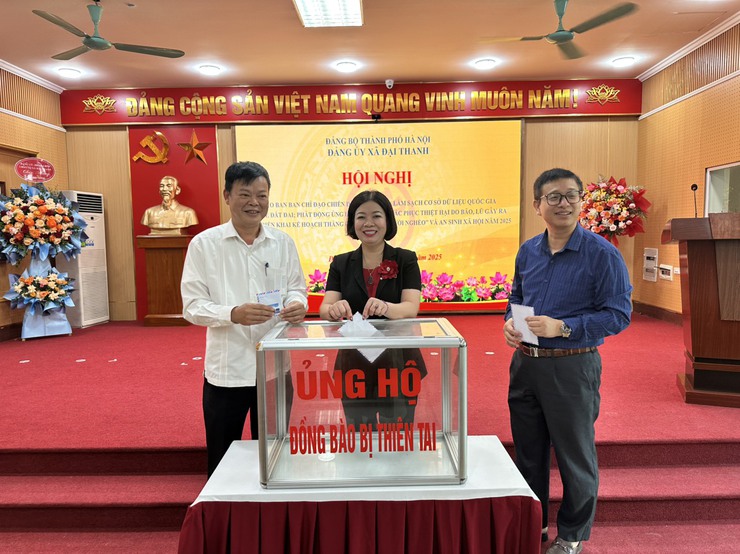 UB.MTTQVN XÃ ĐẠI THANH PHÁT ĐỘNG THÁNG CAO ĐIỂM VÌ NGƯỜI NGHÈO VÀ ỦNG HỘ ĐỒNG BÀO BỊ THIÊN TAI BÃO LŨ- Ảnh 3.