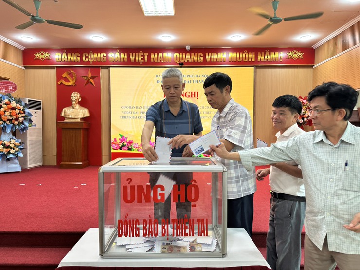 UB.MTTQVN XÃ ĐẠI THANH PHÁT ĐỘNG THÁNG CAO ĐIỂM VÌ NGƯỜI NGHÈO VÀ ỦNG HỘ ĐỒNG BÀO BỊ THIÊN TAI BÃO LŨ- Ảnh 8.