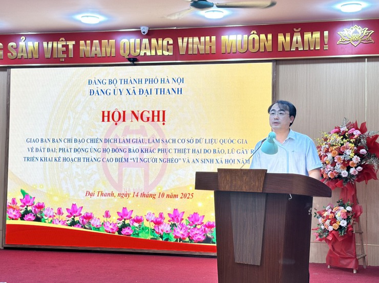 GIAO BAN BAN CHỈ ĐẠO CHIẾN DỊCH LÀM GIÀU, LÀM SẠCH CƠ SỞ DỮ LIỆU VỀ ĐẤT ĐAI- Ảnh 3.