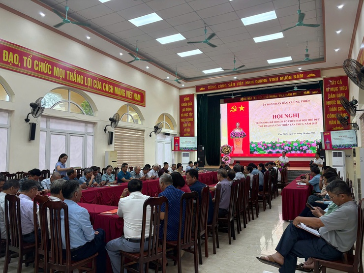 UBND Xã Ứng Thiên Triển Khai Kế Hoạch Tổ Chức Đại Hội Thể Dục Thể Thao Lần Thứ I Năm 2025- Ảnh 5.